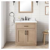 Bailey 30in Sink Bath Vanity w/ Quartz
