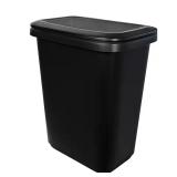 20.4 Gal Black Dual Function XL Trash Can