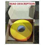(4) 3" x 98ft Smooth Yellow Permastripe
