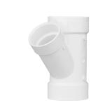Charlotte Pipe 4x4x3 PVC DWV Reducing Wye