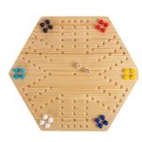 Classic Wooden Marble Game Set (6-Players)