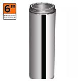 6 in. x 36 in. Double Wall Chimney Pipe