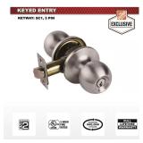 Commercial 2-1/8 in. Satin Chrome Door Knob