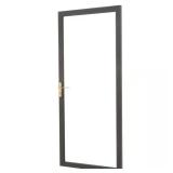 36x80 Bronze Storm Door with Brass Hardware
