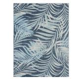 Malibu Palm Springs Navy Rug 5x7