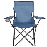 Basic Size Blue Metal Folding Chair