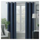 Chelsea Blue 38x84 Rod Pocket Curtain