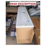 Skid Lot Of Damaged Pantry Cabinet & Fence Board