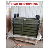 Skid lot of 2 large Husky tool boxes