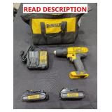 DeWalt 20V 1/2" Drill/Driver Kit