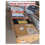 Skid Lot Of Garage Door & Cabinet