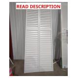 Bi-Fold Door 78.5" x 29-5/8"