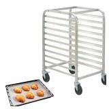 Bun Pan Rack 10-Tier Bakery Racks 26"L x 39"H