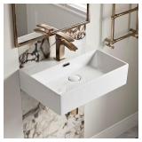 20 in. x 14 in. Wall Hung Sink with Overflow