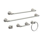 Junipine J-Hook Robe Hook in Brushed Nickel