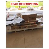 Skid Lot: Butcher Block, Sink, Heater, Rug Pad