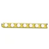 8-Light Polished Brass Bath or Vanity Light