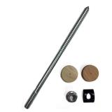 Regency TitePost 10-3/4in Silver Newel Bolt with