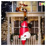 SYNCFUN 96-in Santa Christmas Decor