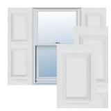 (3 Boxes) Lifetime Vinyl Shutters Pair White