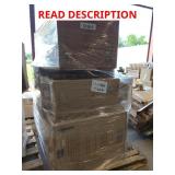 Skid Lot Coffee Table, Vanity, Chairs,
