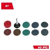 2 in. Quick Change Disc Kit (10-Pieces)