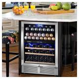 24" Dual Zone Wine & Beverage Cooler