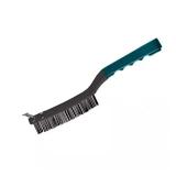 (12) 3x19 Steel Bristle Wire Brush with Scraper E