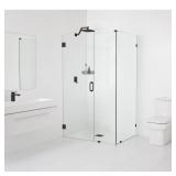 Pivot Frameless Corner Shower Enclosure