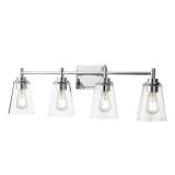Wakefield 31 in. 4-Light Chrome Sconce