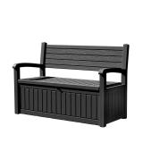 KOTSICO 51" Wood-Grain Resin Bench