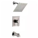 Brushed Nickel 1-Handle Tub & Shower Faucet