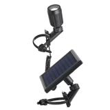 Black Solar LED Flag Pole Light, 50 lm
