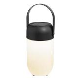 Tarkio Matte Black LED Outdoor Solar Lantern
