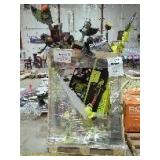Skid Assorted Ryobi, Homelite and Ridgid Tools