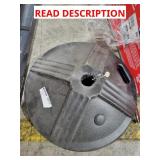 Round umbrella base