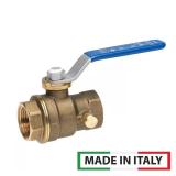 Lead Free Brass Ball Valve 3/4" FIP Drain