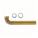 1-1/2 in. x 11 in. Brass Slip-Joint Drain Arm