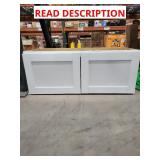 White bridge cabinet 12"x13"x30"