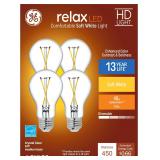 GE Relax 40W EQ A19 LED Dimmable (4-Pack)