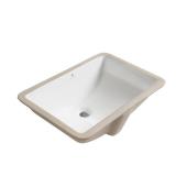 21 in. Undermount Sink, White Vanity