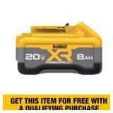 DEWALT 20V MAX XR 8.0Ah Battery Pack