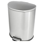13-Gal Stainless Step-On Trashcan
