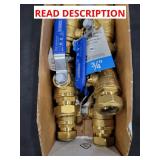 Box lot of 3/4" valves
