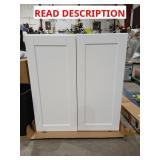 33" Wall Cabinet - White