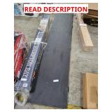 Black bi fold doors aprox 18"x94.5"