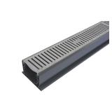 4 in. x 10 ft. Speed-D Channel Drain with Grate