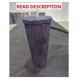Purple Cup w/ Straw