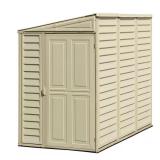 Sidemate 4x8 Vinyl Shed with Foundation
