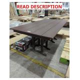Dark Brown Resin Table, 6